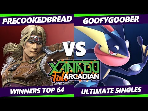 Smash Ultimate Tournament - PreCookedBread (Simon) Vs. GoofyGoober (Greninja) SSBU Fall Arcadian