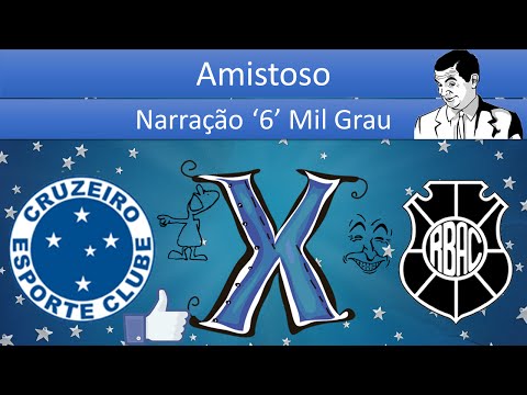 Cruzeiro 2 x 0 Rio Branco - Gols do amistoso do dia 20/01 - (Narração '6' Mil Grau)