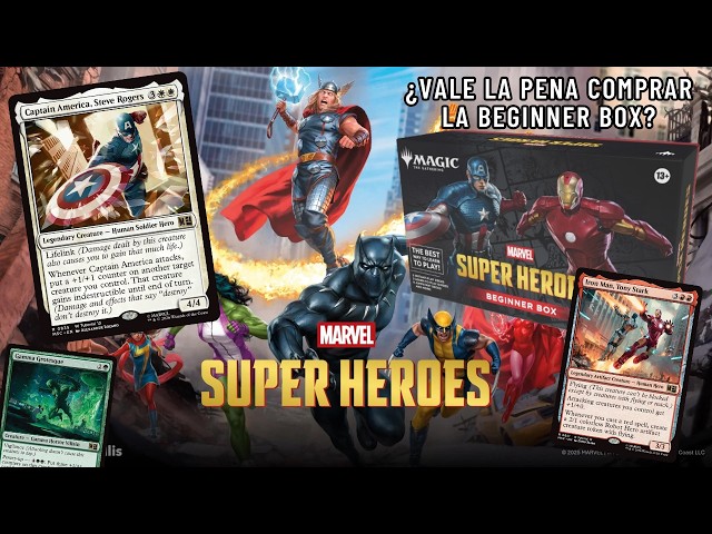 Vídeo relacionado con Caja de Sobres de Juego de Magic: The Gathering | Marvel Super Heroes (Versión en Español)