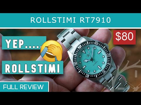 A better Pagani Design? (Rollstimi RT7910 Full review) NH35 Dive Watch