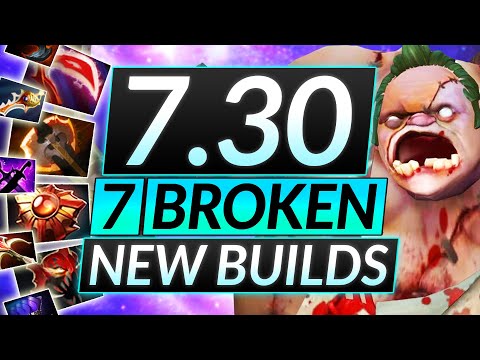 7 NEW BROKEN BUILDS to ABUSE in Patch 7.30 - LITERALLY FREE MMR -  Dota 2 Guide