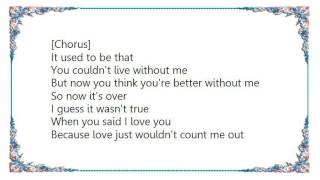 Brandy - Love Wouldn&#39;t Count Me Out Lyrics