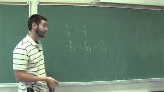 Basic Math Skills   Adding Fractions With Different Denominators
