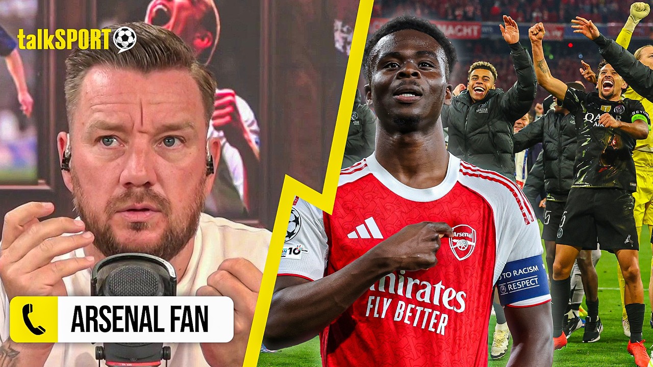 "We are NOT Winning!" Arsenal Fan WRITES OFF Champions League WIN after PSG Performance