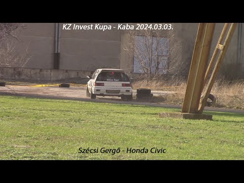 Szécsi Gergő - Honda Civic KZ Invest Kupa - Kaba 2024.03.03.