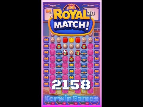 Royal Match Level 2158 - No Boosters Gameplay