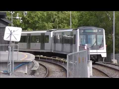 Oslo-Akershus T-bane - Linje 1: Frognerseteren T-banestasjon 06-2017 [HD]