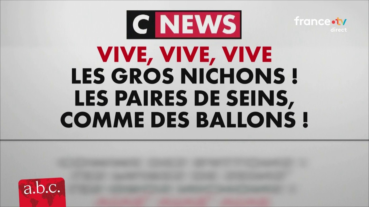 CNews vive les gros nichon ! - L’ABC de Bertrand Chameroy - 16/09/2026