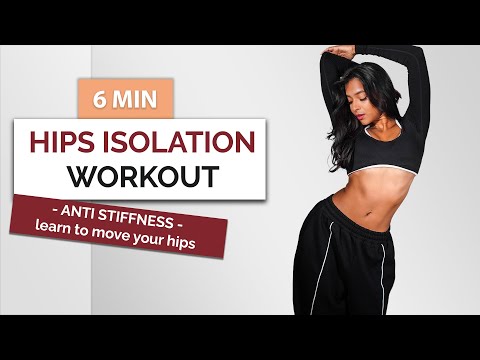 6 MIN HIPS ISOLATION DANCE WORKOUT - Learn to Move Your Hips Like a Pro, Dance Fitness, No Equipment
