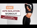 6 MIN HIPS ISOLATION DANCE WORKOUT Learn To Move Your Hips Like A Pro Dance Fitness No Equipment