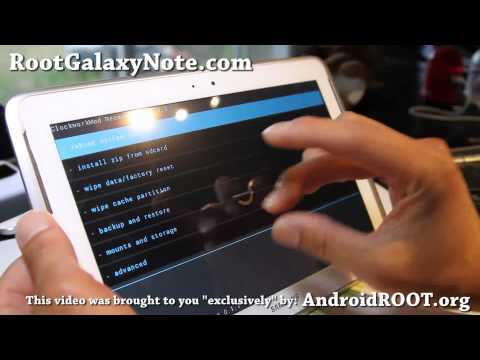 comment installer cwm sur galaxy note