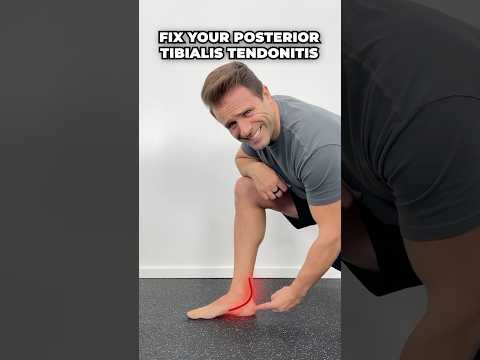 Fix Posterior Tibialis Ankle Pain At Home! [Exercises For Tibialis Tendonitis]