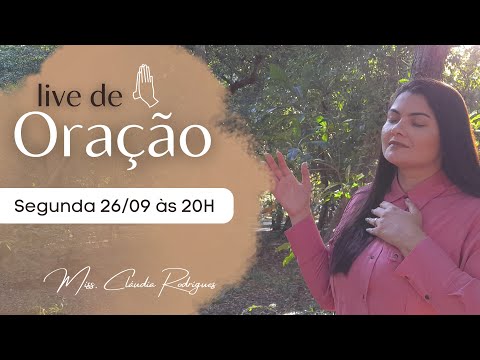 Live de Profética de ORAÇÃO 26/09 | Cláudia Rodrigues