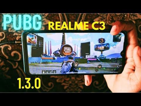 Realme C3 3GB PUBG MOBILE 1.3.0 update test 2021 | high graphic test | 3GB Ram Handcam + gyroscope