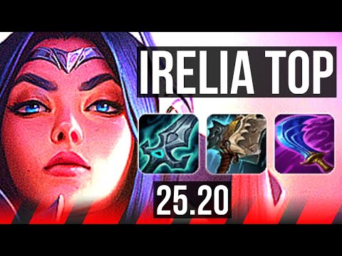 IRELIA vs OLAF (TOP) | 7 solo kills | KR Master | 25.20