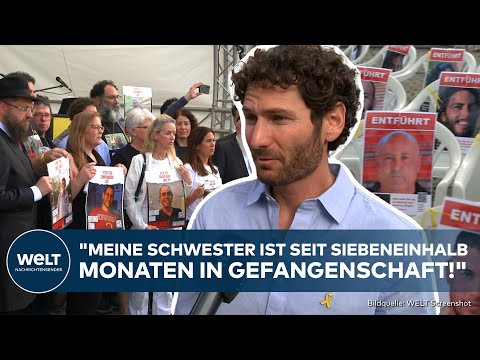 KRIEG IN NAHOST: Protest auf Berliner Bebelplatz! Angehörige erinnern an israelische Hamas-Geiseln!