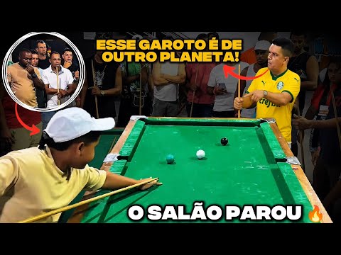 ESSE GAROTO SUPREENDEU A TODOS AO MOSTRAR SEU TALENTO NA SINUCA😱🔥 #sinuca