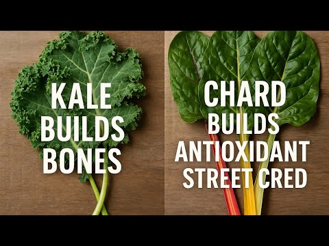 Kale Builds Bones, Chard Builds Antioxidant Street Cred