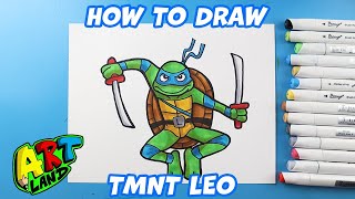 How to Draw Teenage Mutant Ninja Turtles Leo from 