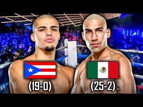 Xander Zayas (Puerto Rico) vs Damian Sosa (Mexico) | Boxing Fight Highlights