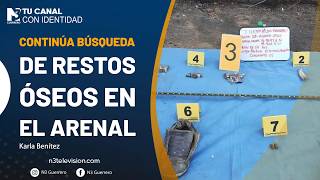 Continúa búsqueda de restos óseos en El Arenal