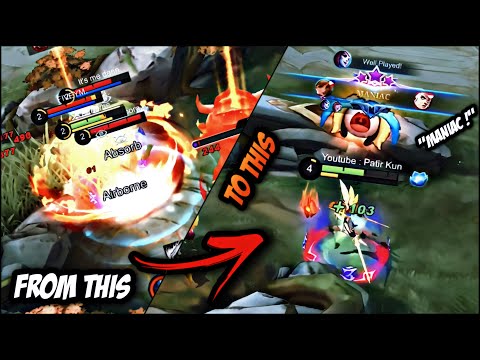 1 MINUTES MANIAC !!! SUPER AGGRESSIVE FANNY GAMEPLAY IN EARLY SEASON !!! | Fanny Gameplay - MLBB