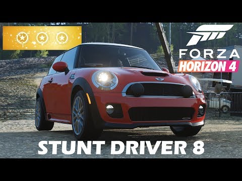 Forza Horizon 4 THE STUNT DRIVER 8 Gameplay Walkthrough