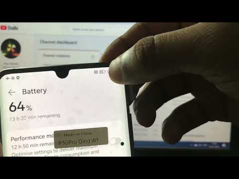 Huawei P30 Pro How to Enable Battery percentage | GSMAN ASHIQUE I