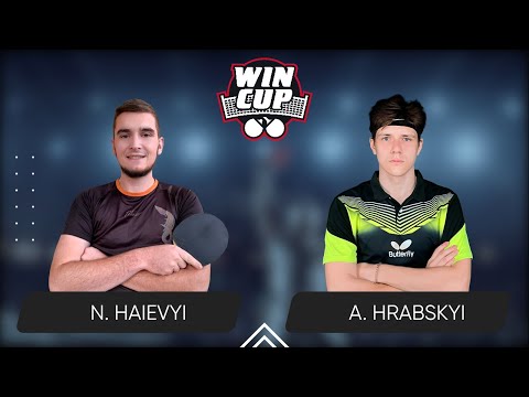 22:00 Nazarii Haievyi - Andrii Hrabskyi West 5 WIN CUP 28.05.2024 | Table Tennis WINCUP