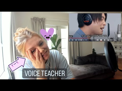 Voice Teacher Reacts - Yuuri - The First Take - Betelgeuse