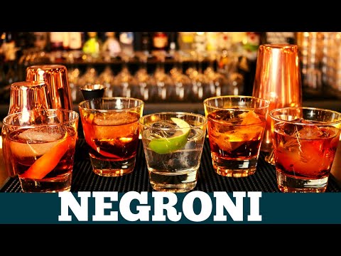 Negroni Cocktail Variations | 5 Negroni Recipes  | Fuzz & Buzz Ep #2 Cocktails - Drinks