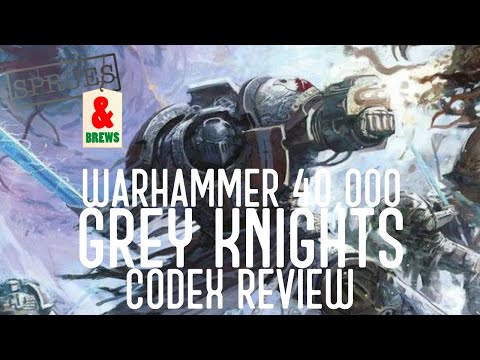 New Warhammer 40,000 Codex Grey Knights 9th Edition Video Review