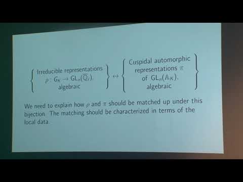 Potential automorphy of Ĝ-local systems – Jack Thorne – ICM2018