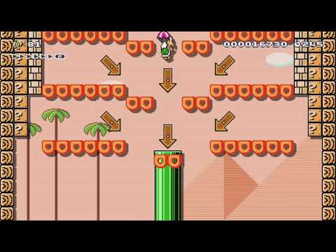 Endless Donut Descent by PhoenixTip - Super Mario Maker 2 - No Commentary 1bv