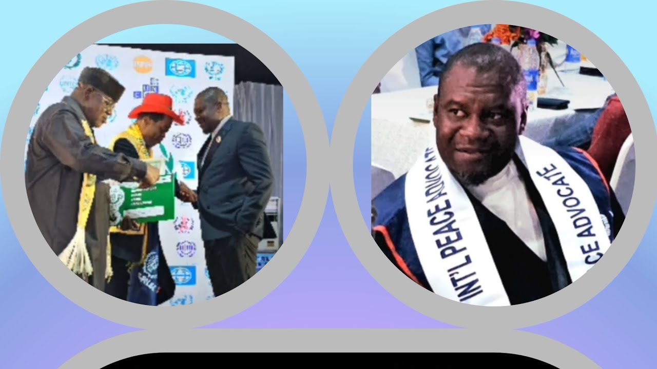 Moment Pelican Valley CEO Got Inducted As UN-POLAC International Peace Advocate