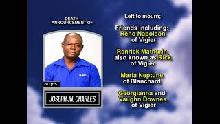 Joseph Jn  Charles ~ Long Obituary