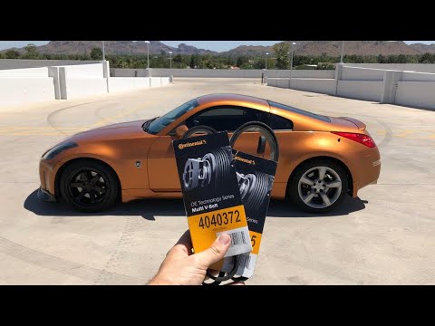 How To Change 350Z Belts (VQ35DE)