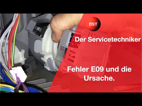 Bosch Siemens Geschirrspüler Fehler E09 und die Ursache für den Fehler
