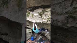 Video thumbnail of Guilty Of The Hilti, 8a+. Brione