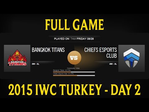 Bangkok Titans vs The Chiefs | BKT vs CHF - Day 2 Game 2 - IWCT Turkey 2015