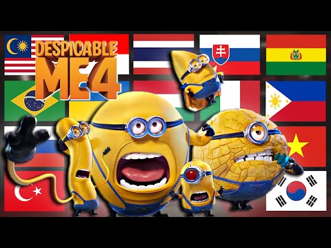 Despicable Me 4 in different languages meme