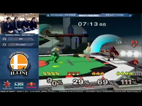 House of Paign 9 - SSBM-T | Kira + IX | Dart! vs. Darkatma + Shinobi - Winner's Finals