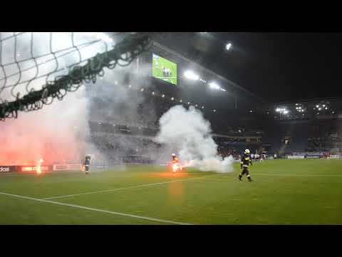 Wisła Kraków - Sandecja Nowy Sącz (04.11.2017) race na murawie!!!