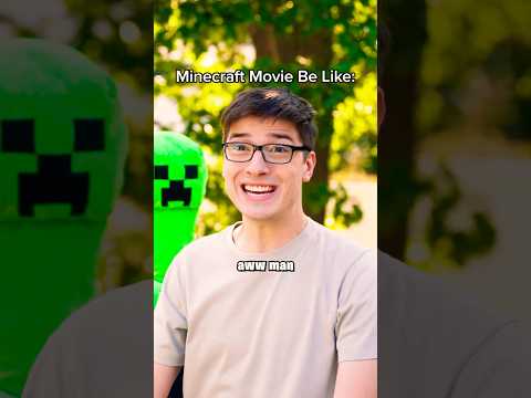 if the Minecraft Movie was Good. #funny #hewmoran