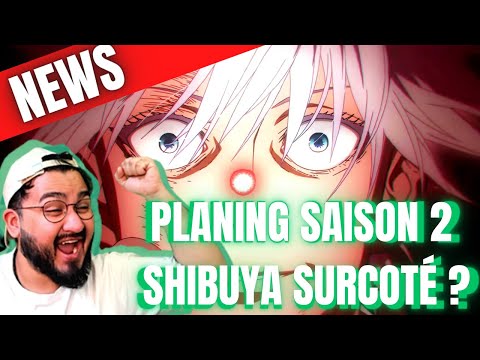 SHIBUYA EN SEPTEMBRE ! PLANNING EPISODE HUJUTSU KAISEN SAISON 2 ! SURCOTE - PETITES NEWS