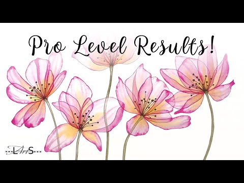 WARNING! ⚠️ This Technique Will Change EVERYTHING! Watercolor Flowers that Create Pro Level Results!