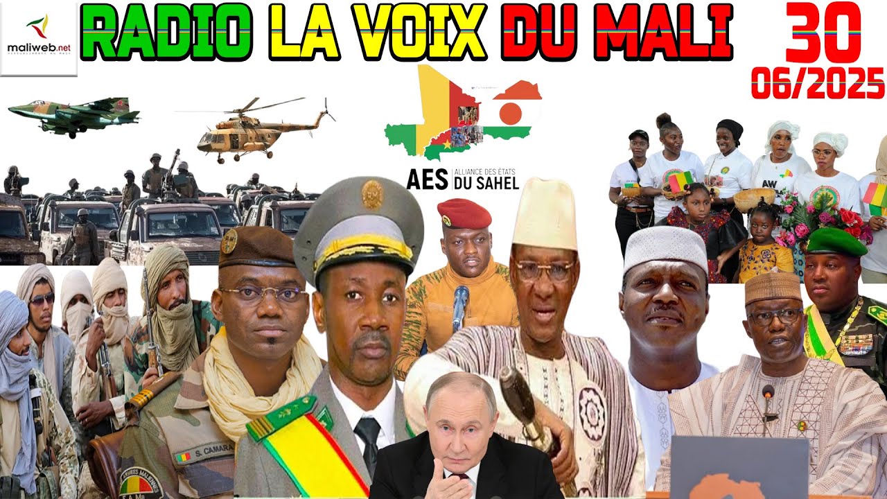 La Revue de Presse de la RADIO LA VOIX DU MALI du 30 Juin 2025