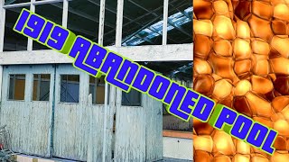 1919 ABANDONED POOL/,PART OF A HUGE ORPHANAGE