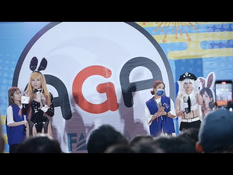 七澤米亞+稲森美優和大家打招呼(2023 AGA成人動漫電玩展)