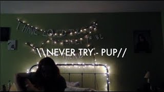 never try - PUP [cover]